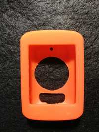 Capa em silicone para Garmin Edge 820, cor laranja, nova.