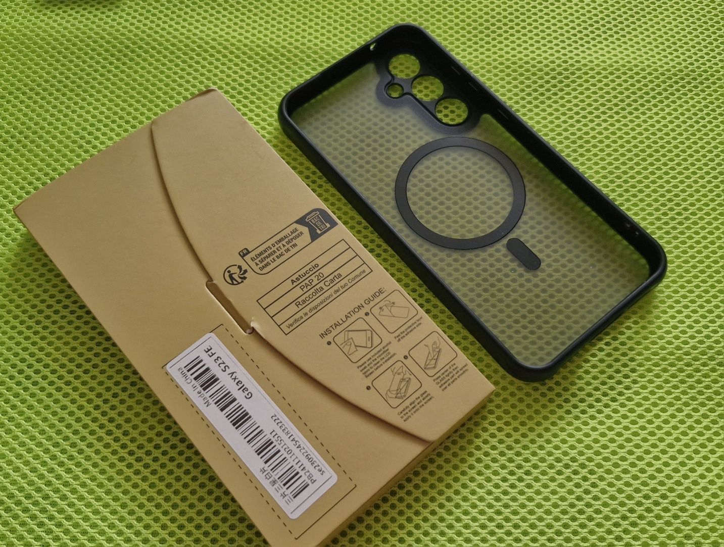 Szkło+etui case plecki Samsung galaxy s23 fe