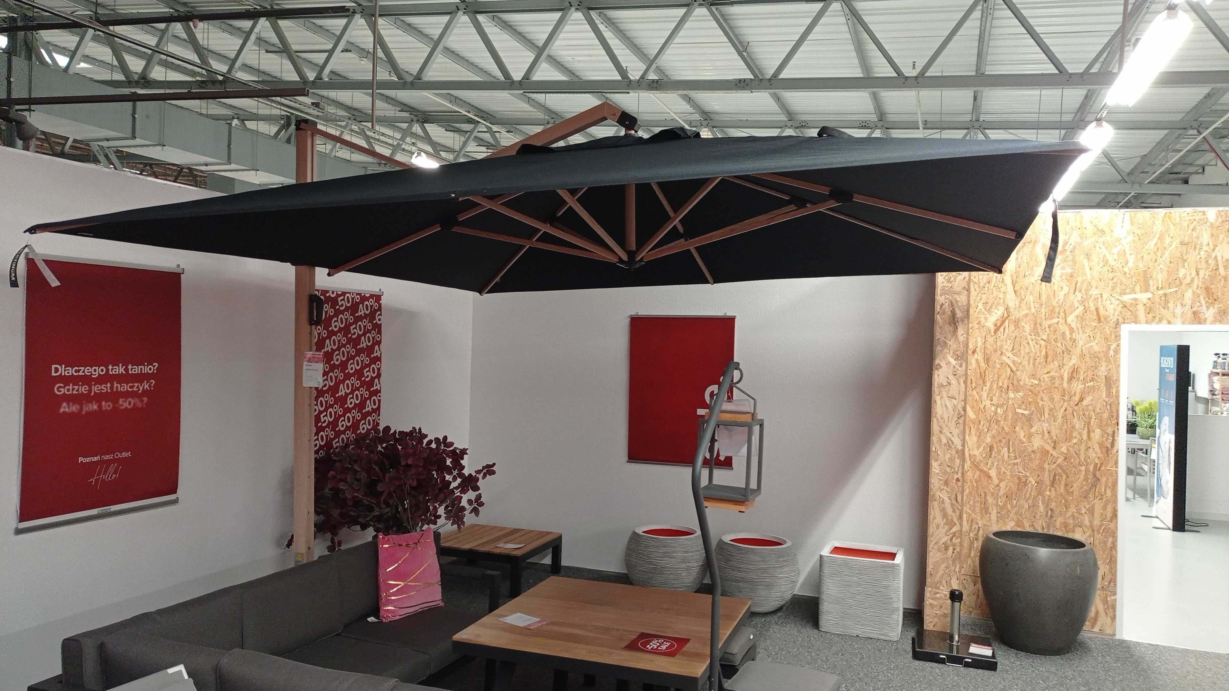 -60% Parasol ogrodowy ICON 3,5x3,5 m