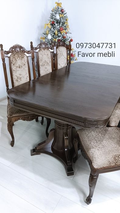 Стіл з масиву дерева бук