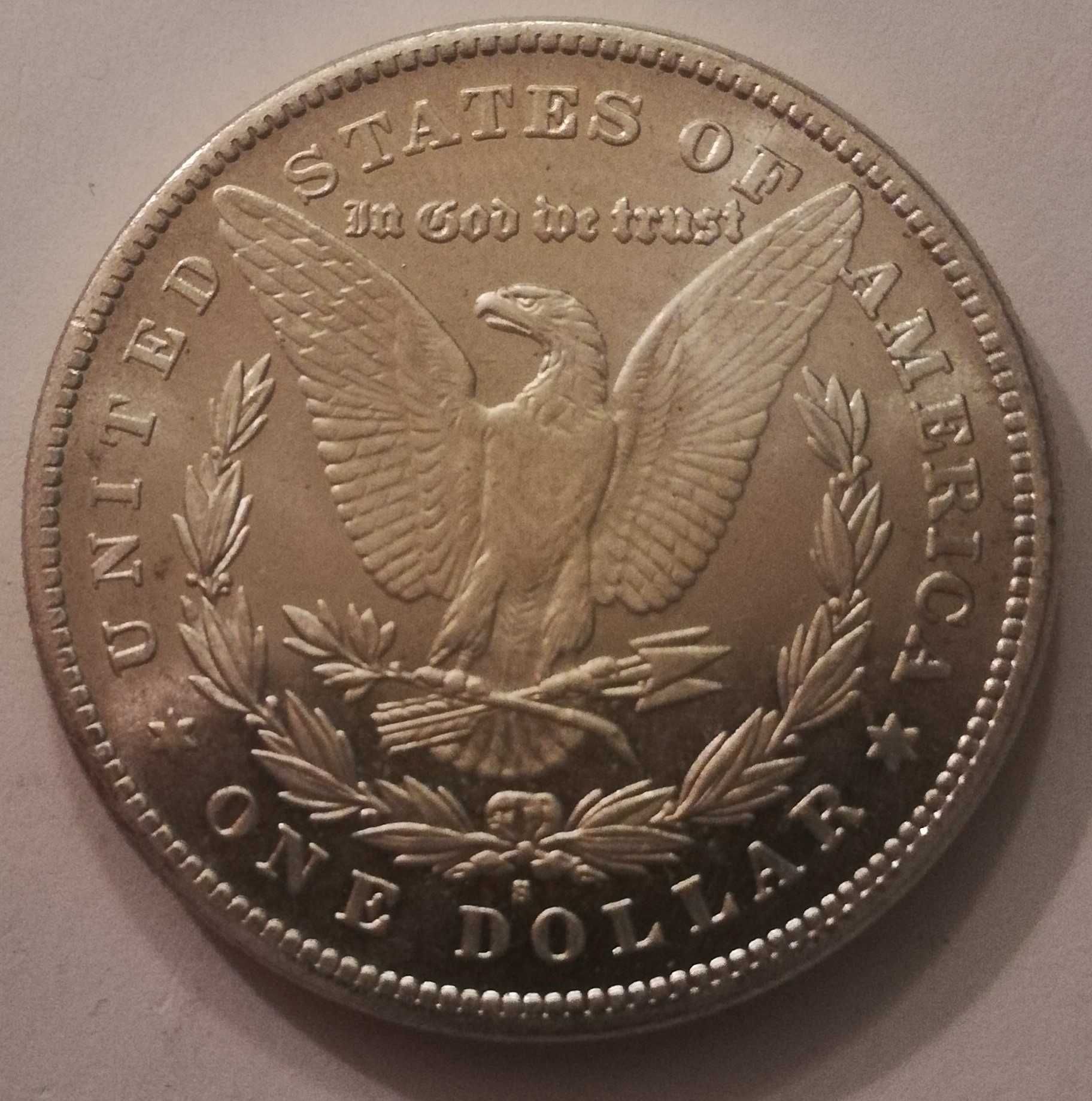 One Dollar 1891 S dolar Morgan Liberty USA stara moneta srebro