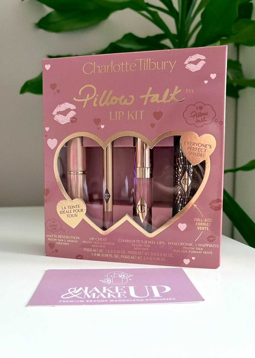 Charlotte Tilbury Pillow Talk Lip Wardrobe Edycja limitowana