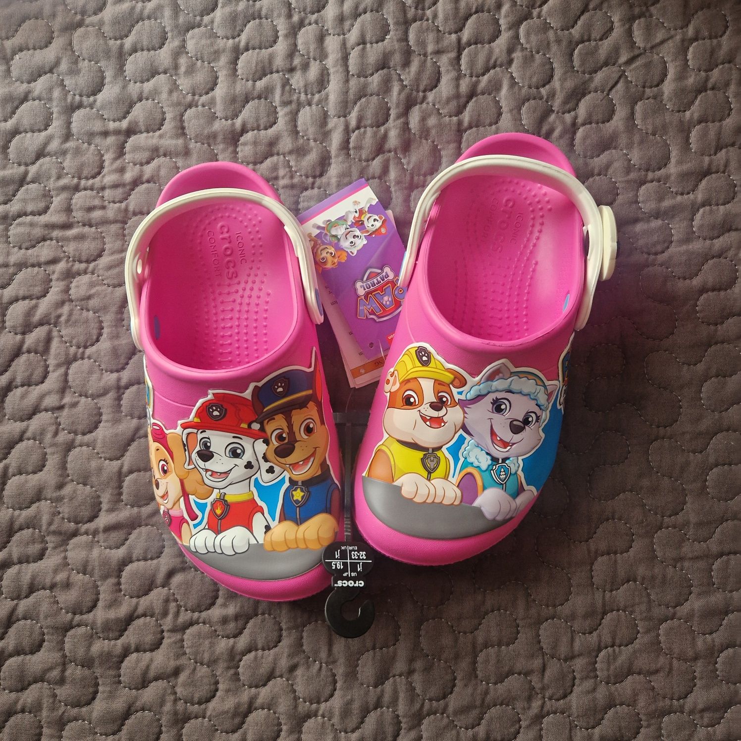 Crocs 32/33 19.5 J1  Psi Patrol Paw Patrol klapki crocsy