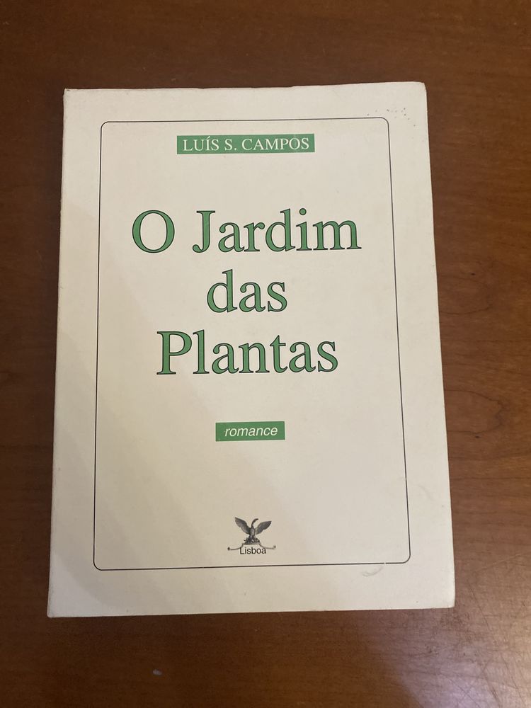 Livro O Jardim das Plantas de Luís S. Campos