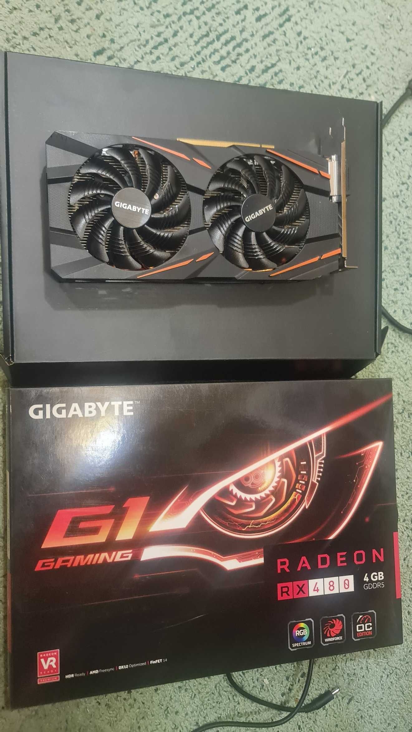 Відеокарта gigabyte amd radeon rx 480 4gb aorus GV-RX480AORUS-4GD