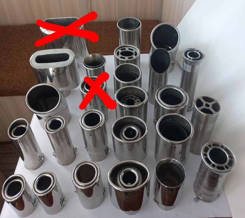 Насадки на глушник. Насадки на глушитель автомобиля