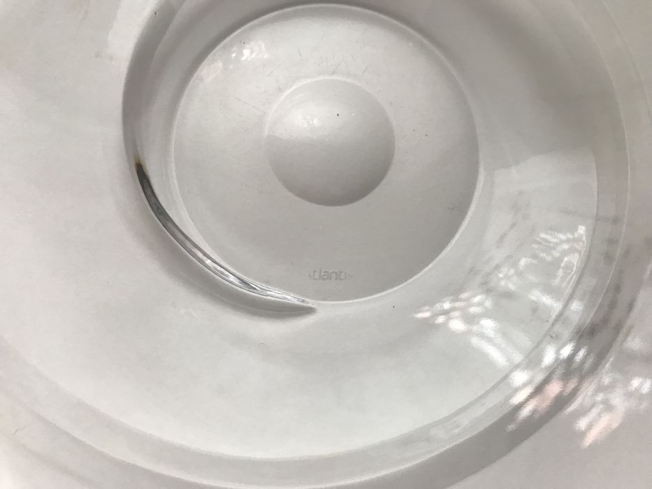 Taça /Fruteira/ Centro de Mesa Cristal Vista Alegre Atlantis