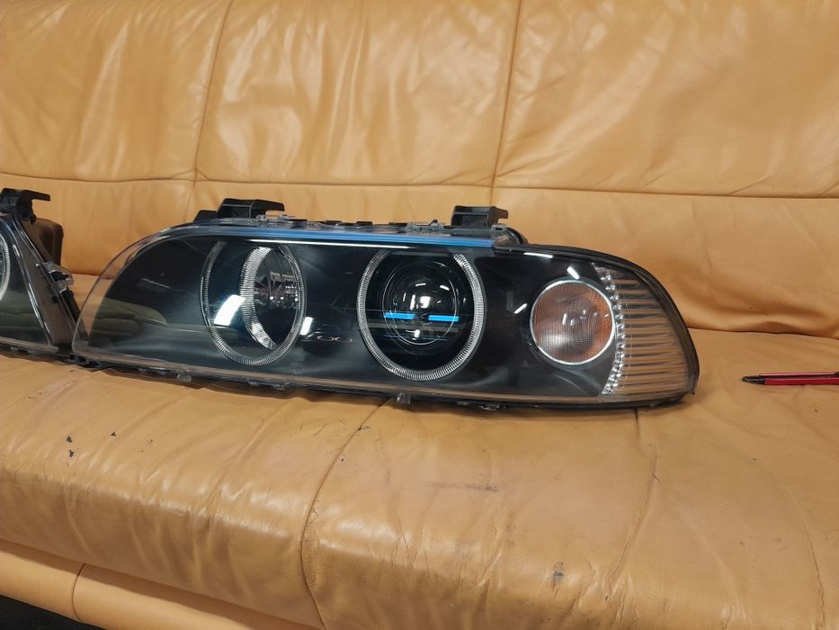 E39 lampy reflektory polift po REGENERACJI h7 bmw