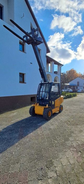 Wózek widłowy teleskopowy ładowarka JCB TLT25D widły łyżka chwytak