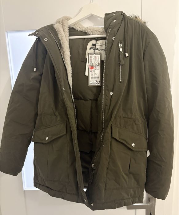 Nowa z metkami kurtka zimowa khaki