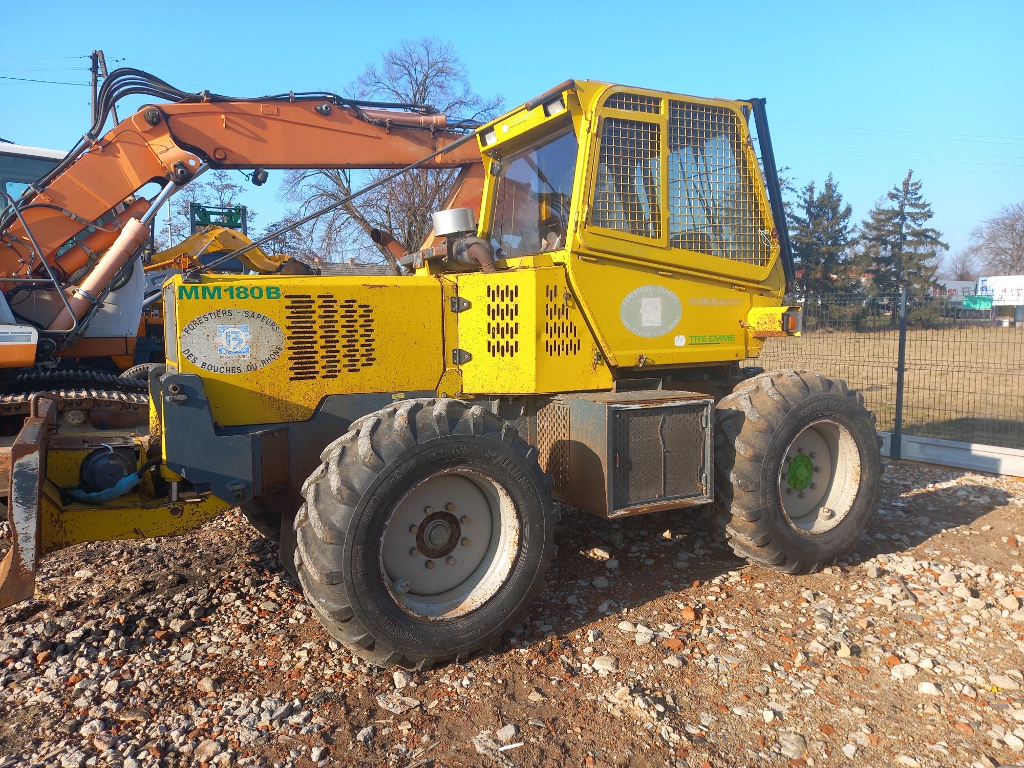 Merlo MM180B mulczer leśny do karczowania terenu lasku drzewek traktor