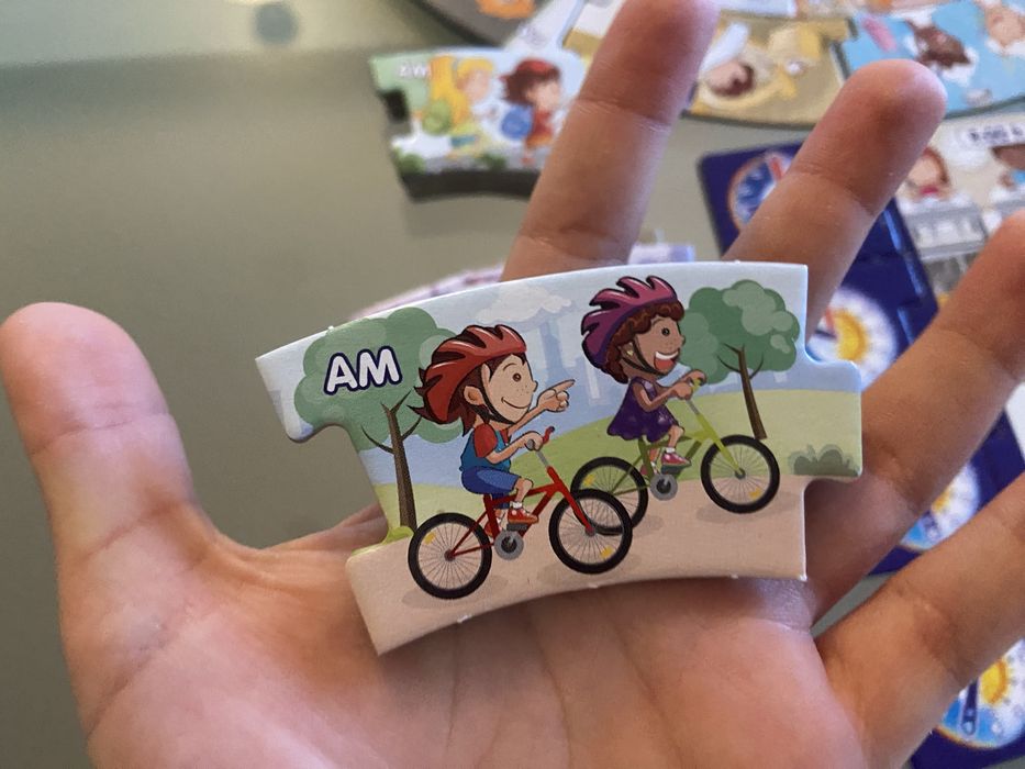 Jogo puzzle aprende as horas - educa