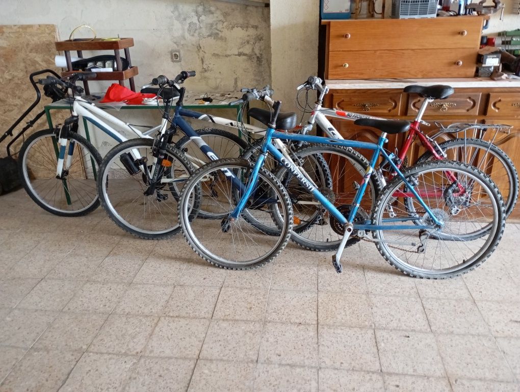 4 bicicletas usadas