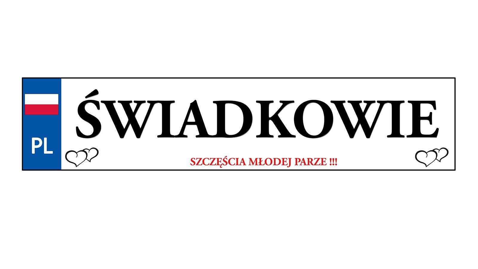 Tablica ślubna tablice papier laminowany 6 wzorów 1 szt