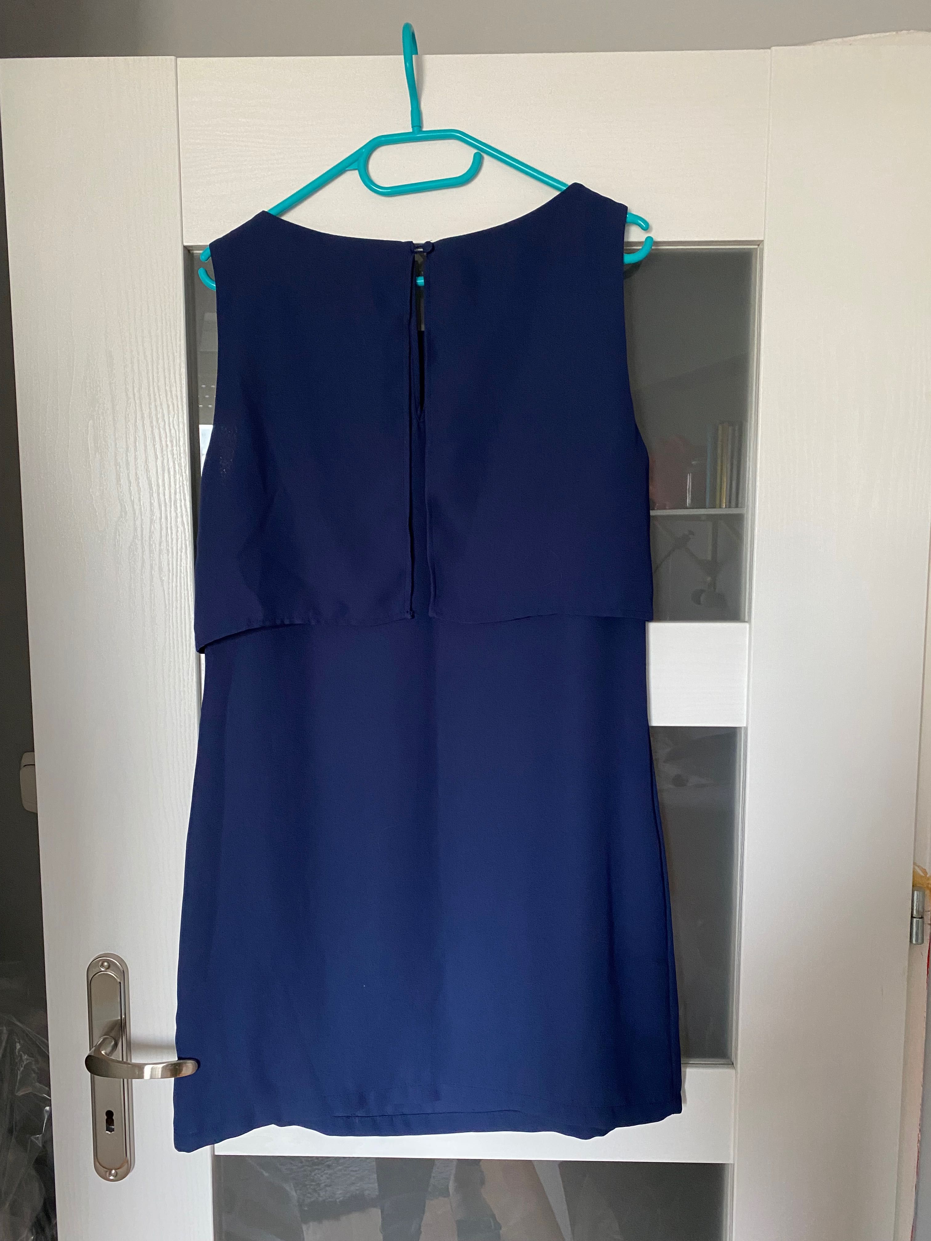 Granatowa sukienka H&M