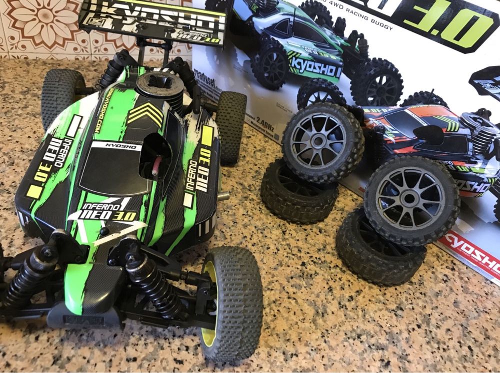 Kyosho inferno neo 3.0 carrinho telecomandado Radiomodelismo Nitro RC