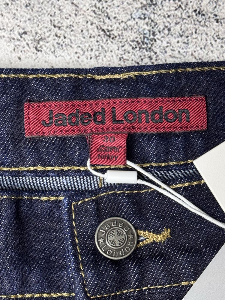 Jaded London Indigo Low Rise 26,28,30,32,34 Colossus Baggy Jeans