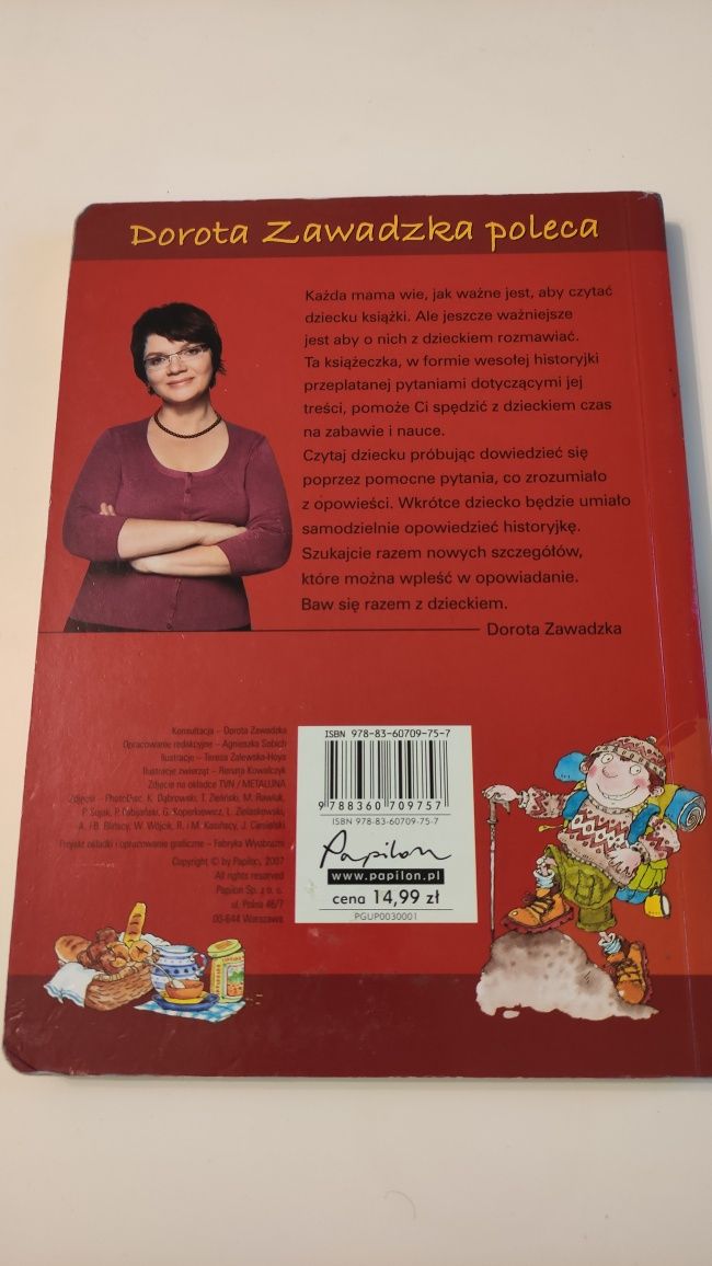 Poznaję i opowiadam z mamą Dorota Zawadzka twarde kartki dla malucha