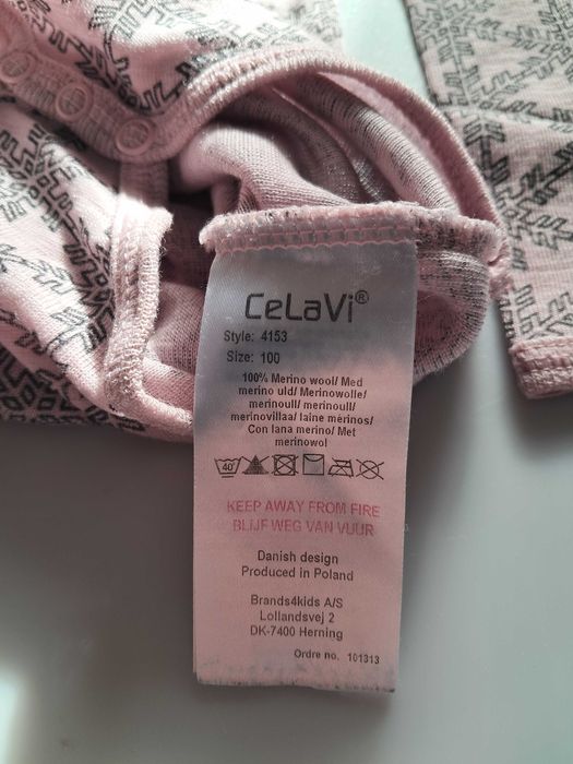 Body CelaVi, 100% merino wool/ wełna, r. 98