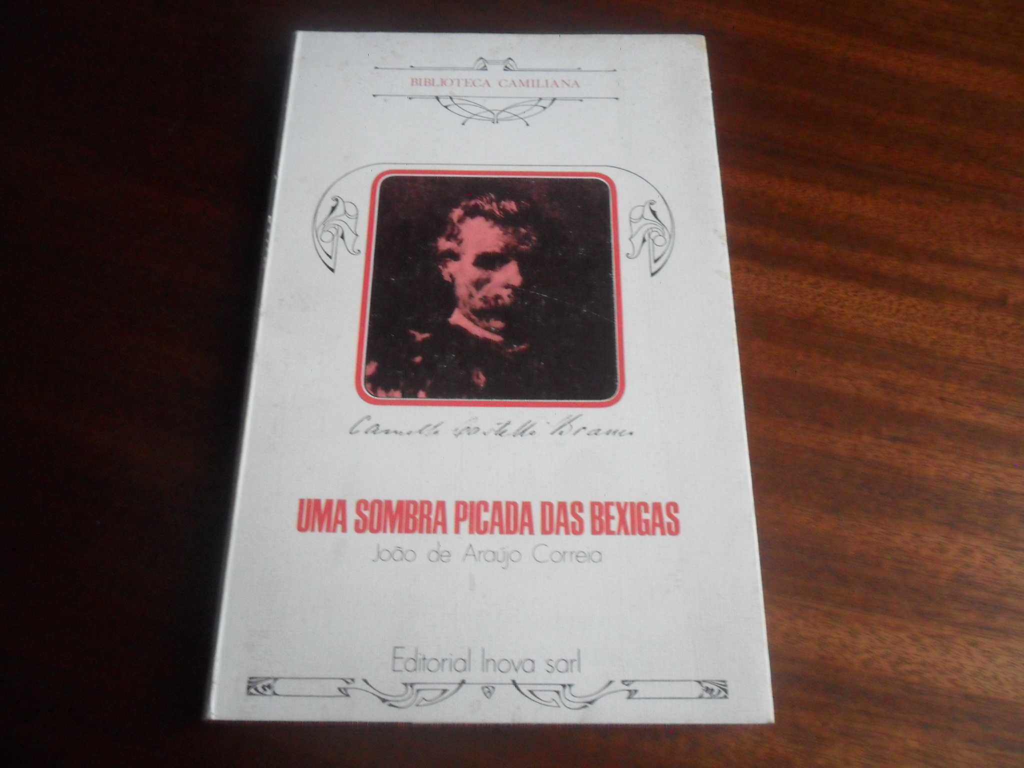 "Uma Sombra Picada das Bexigas" de João de Araújo Correia - 1ª Ed 1973