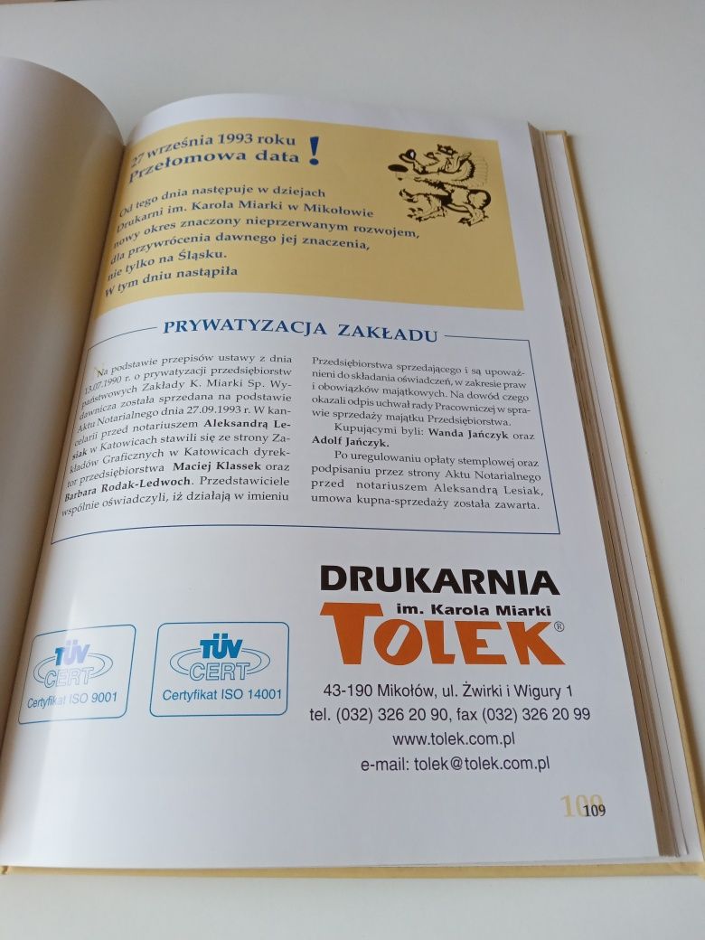Drukarnia im. Karola Miarki w Mikołowie - Bogusław Bromboszcz