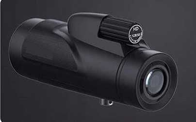 Teleskop monokularowy 12x50 ze statywem, luneta obserwacyjna myśliwska