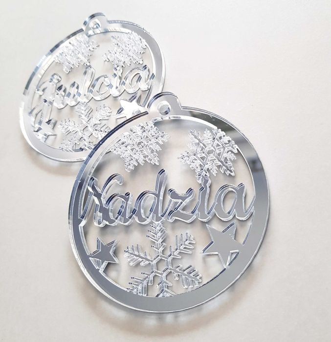 Ozdoba personalizowana , imię dziecka 3 szt