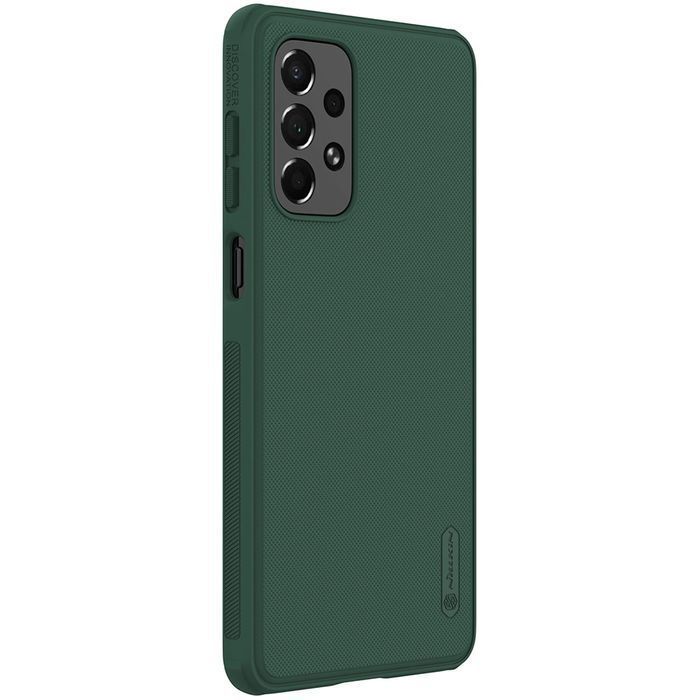 Nillkin Super Frosted Shield Pro pokrowiec Samsung Galaxy A73 zielony