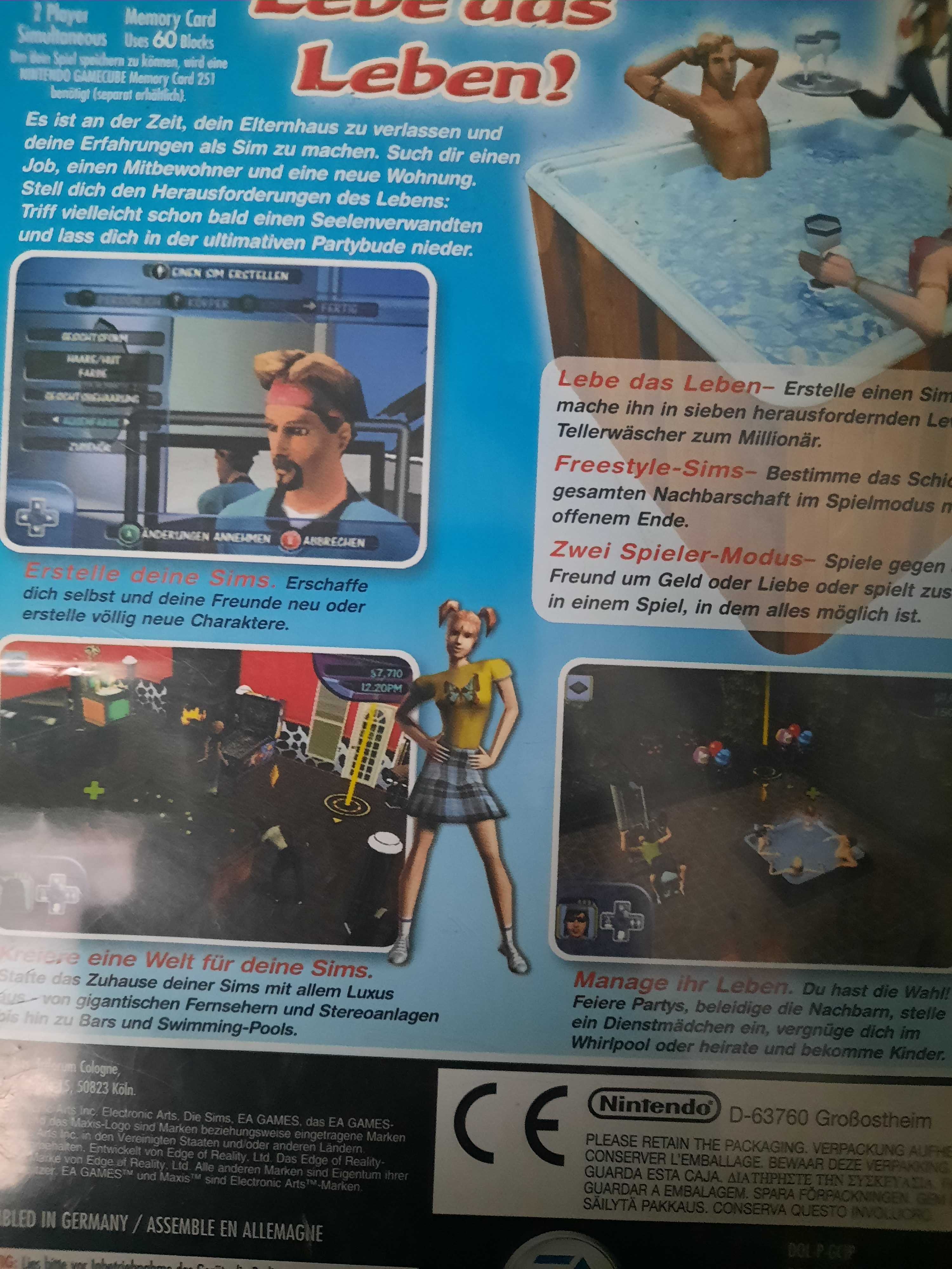 Gra sims na nintendo gamecube