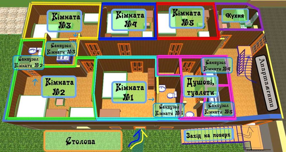 Сімейний еко-комплекс для проведення свят із друзями та родиною