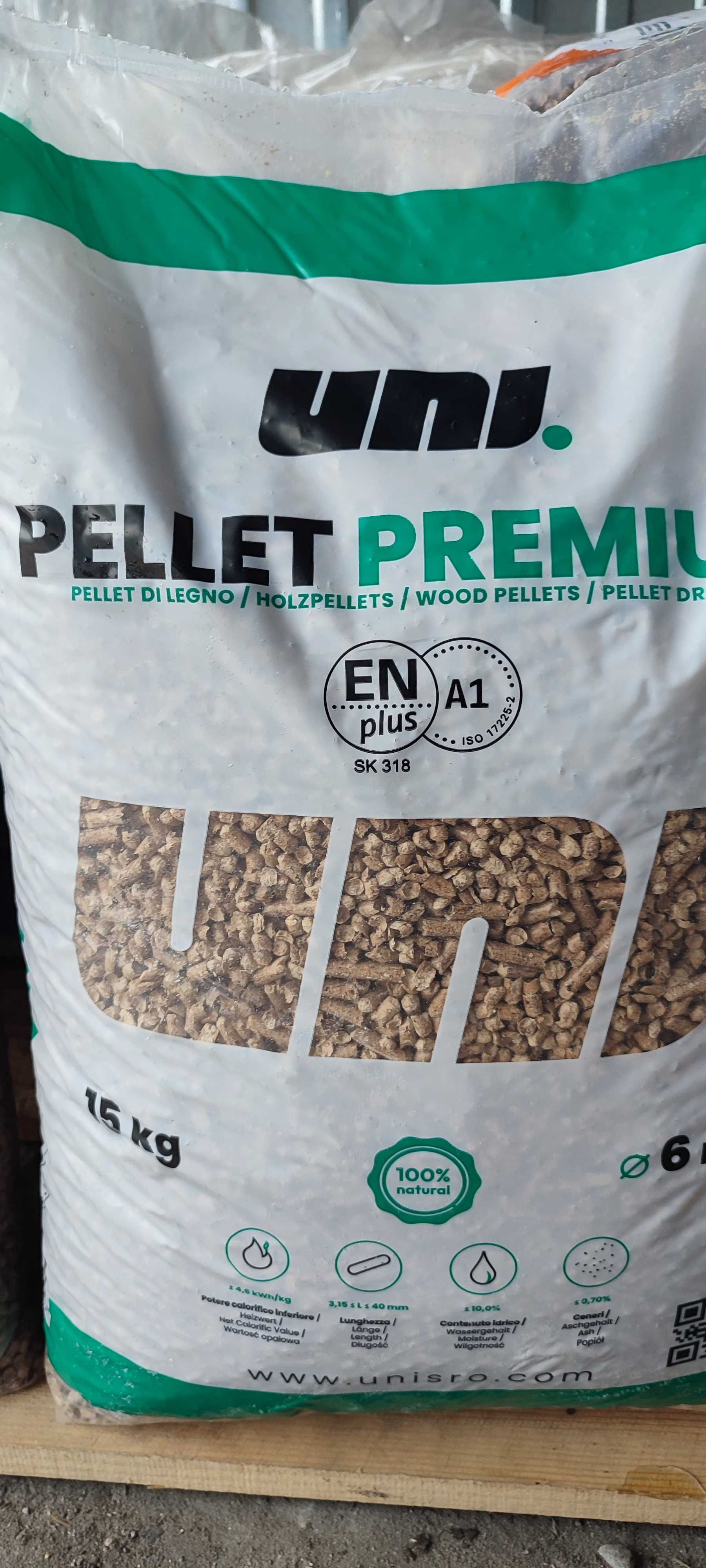 Pelet drzewny "Premium" EN PLUS A1 Super Jakość