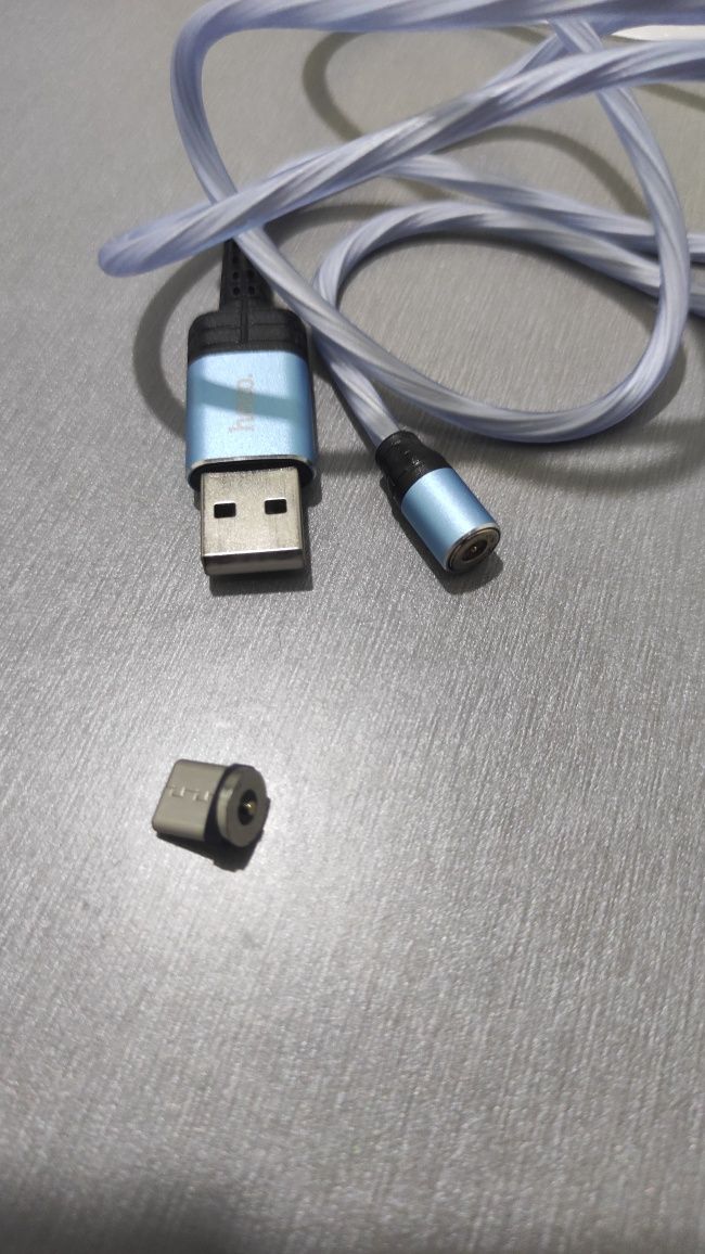 Магнітний кабель для заряджання USB Type C