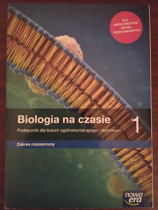 Biologia na czasie 1 zakres rozszerzony Nowa Era