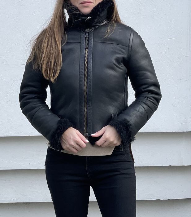 Дубленка авиатор Prada Milano, 42 xs, оригинал