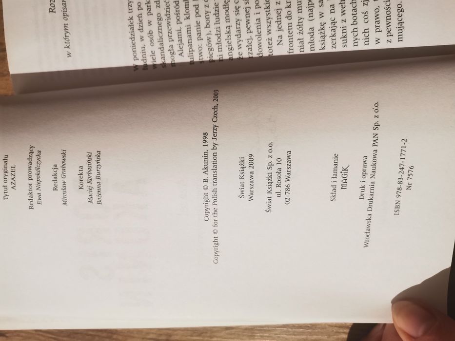 Książka Azazel Boris Akunin