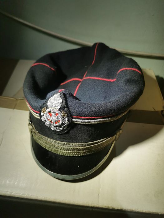 Stara strażacka czapka/rogatywka