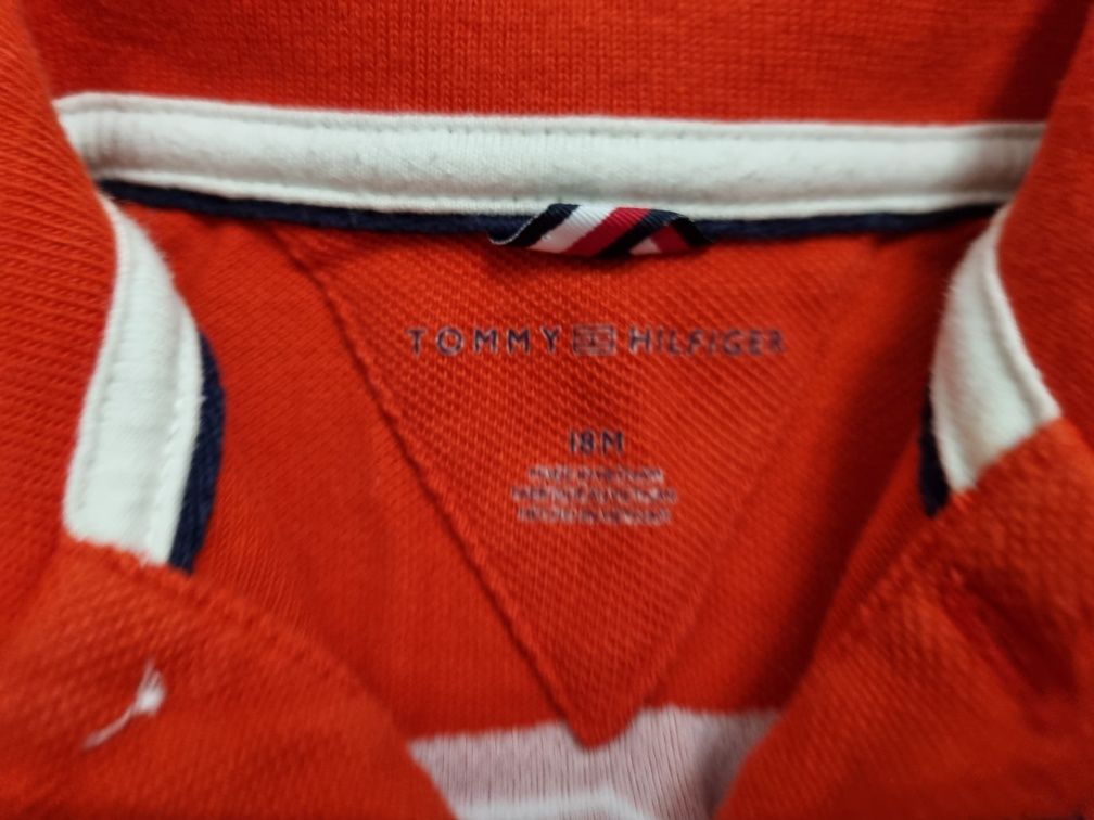 Koszulka bluzka polo Tommy Hilfiger 12-18m 86cm