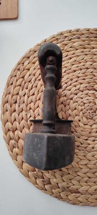 Stare żelazko z duszą antyk vintage