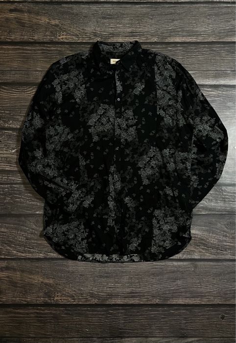 Diesel вінтажна чоловіча сорочка у квіти