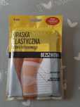 Opaska elastyczna stawu kolanowego L czarna