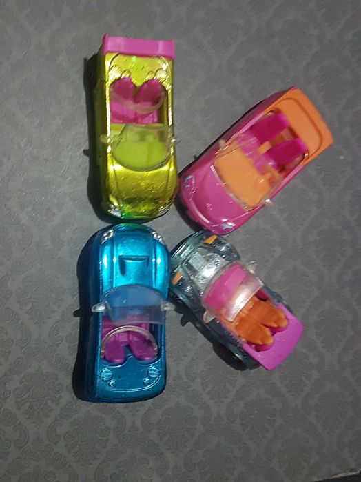 Polly Pocket Set de 4 Carrinhos