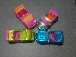 Polly Pocket Set de 4 Carrinhos