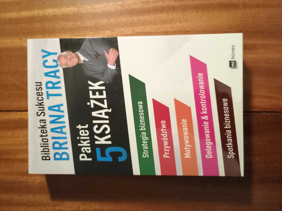 Biblioteka sukcesu Briana Tracy - pakiet 5 książek - nowe