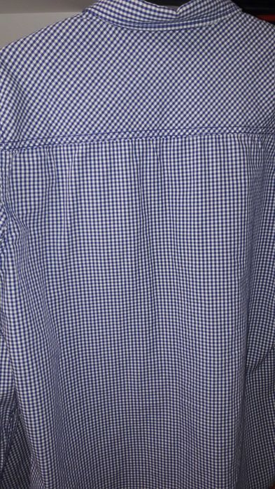 Сорочка голуба в клітинку ZY Boy 156-163см 13-14 років