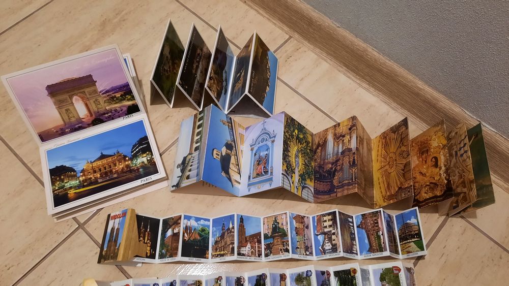 Mini albumy rozkładane i pocztówki