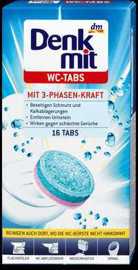 Таблетки для чищення унітазу Denkmit Wc-Tabs 16 штук