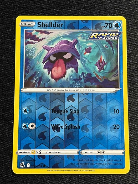 Carta Pokémon Shellder 50/264 Fusion Strike