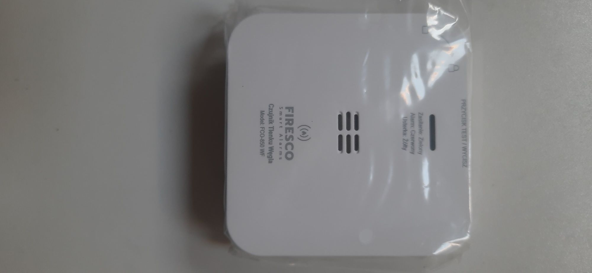 Czujnik tlenku węgla WiFi