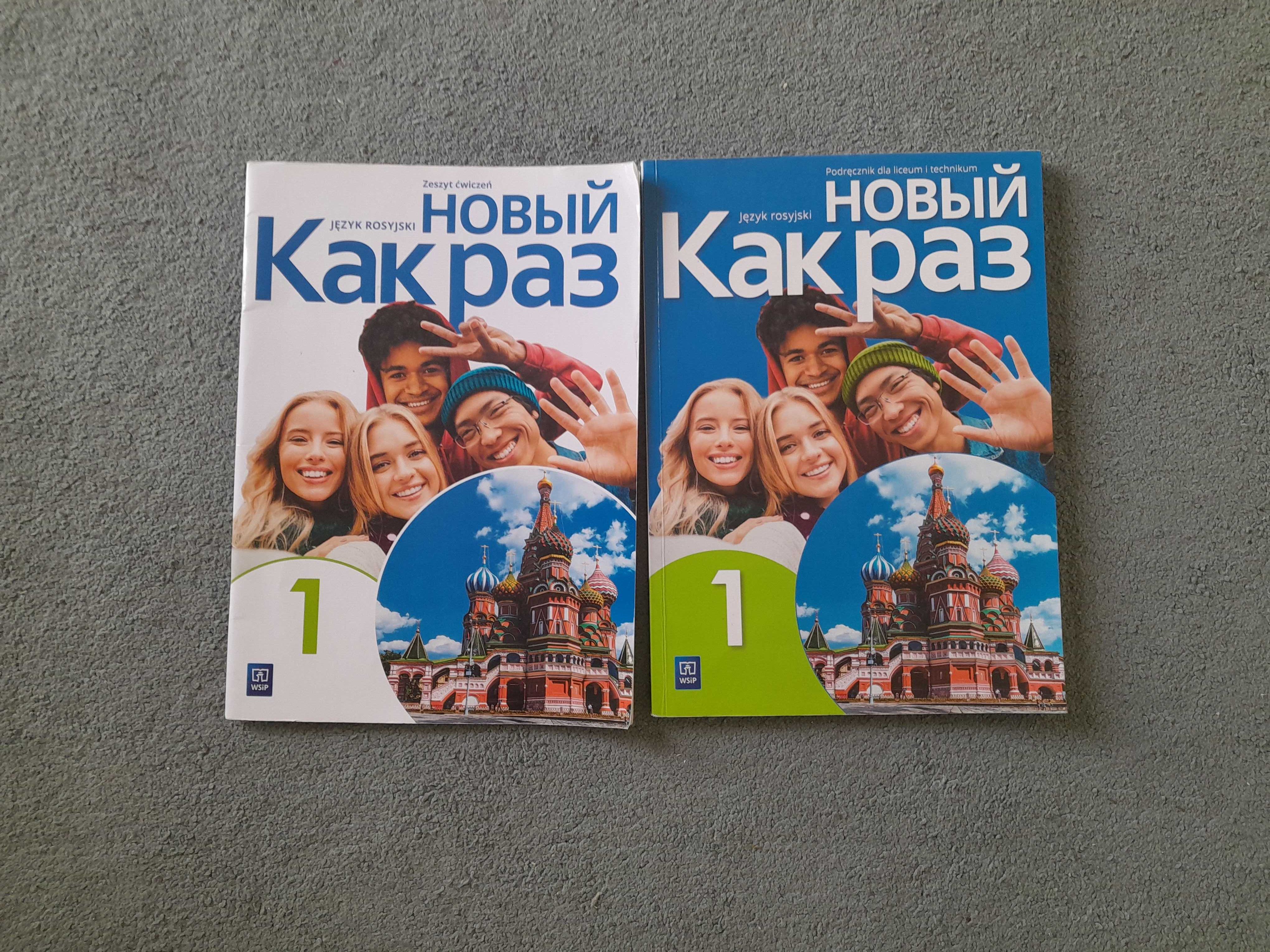 Podręcznik i ćwiczenia Nowyj Kak raz 1 do rosyjskiego