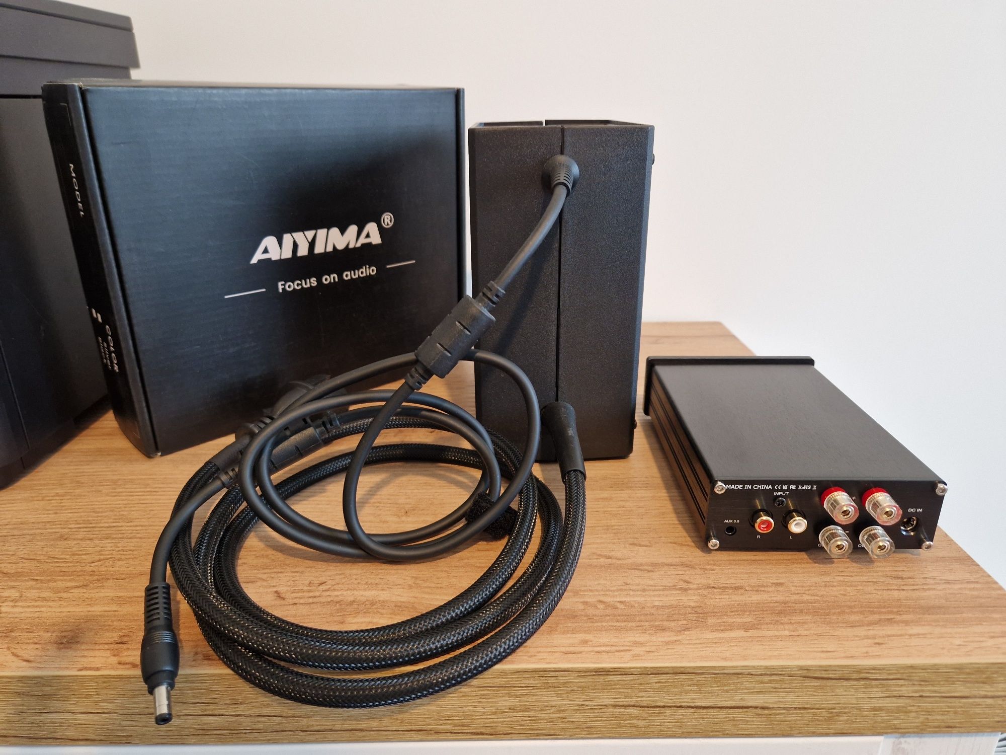 Gratis DAC, Wzmacniacz Aiyima A07 zasilacz 48V 10A 480W stereo